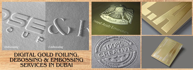 Digital Gold Foiling, Debossing & Embossing Services in Dubai