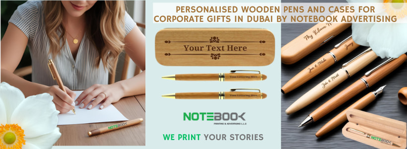 Personalised Wooden Pens and Cases for Corporate Gifts in Dubai by Notebook Advertising LLC