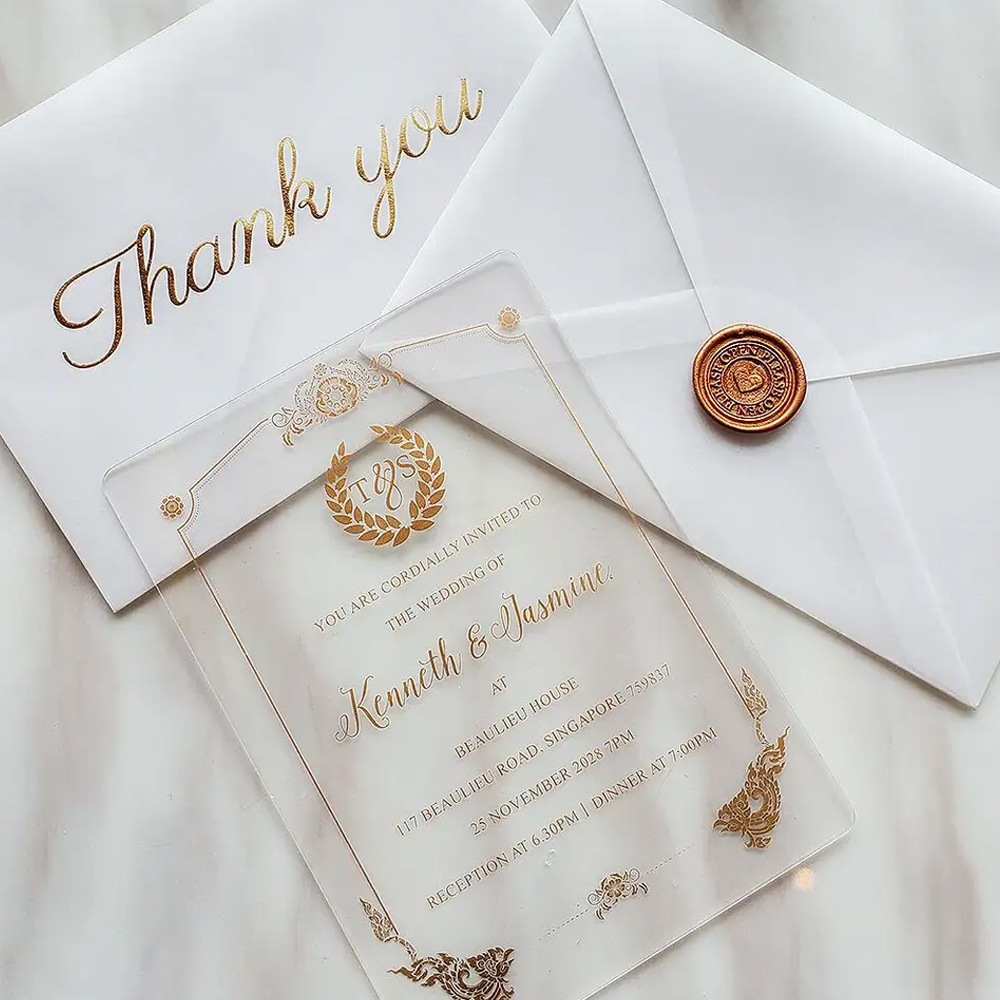Acrylic Premium Wedding Card Dubai