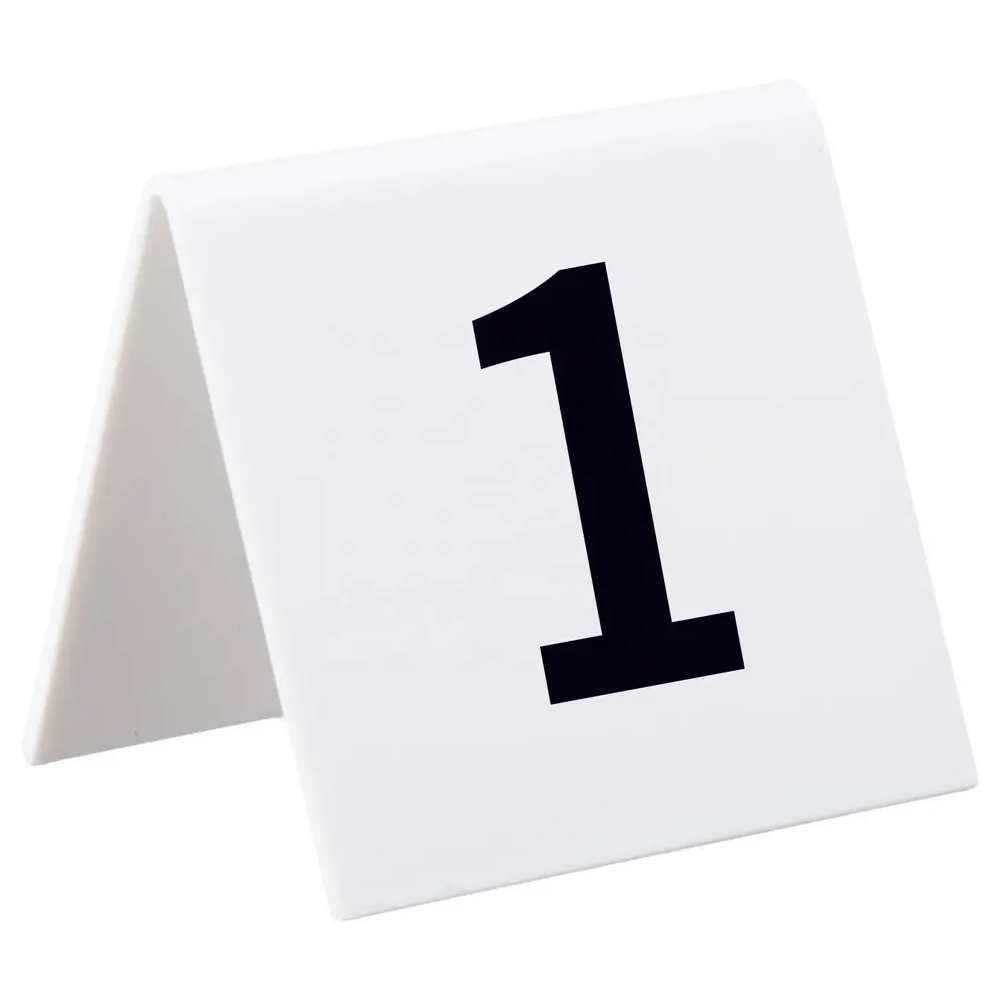 Custom Acrylic Table Numbers