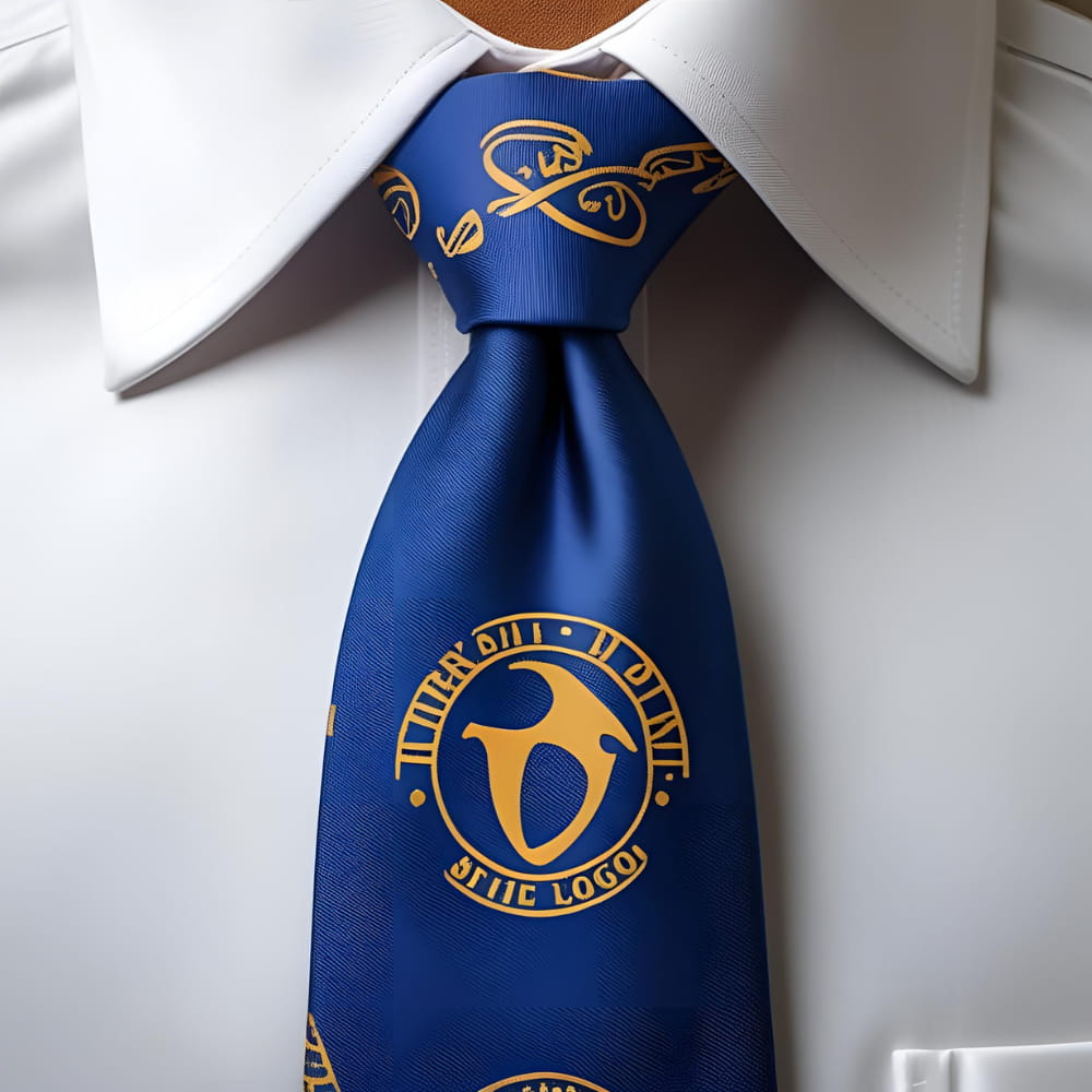 High-Quality Personalized Neck Tie with Custom Printing and Embroidery in Dubai by Notebook Advertising LLC