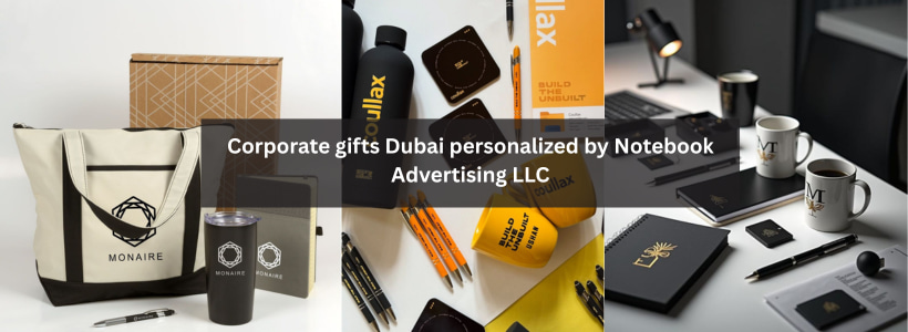 Corporate gifts Dubai personalized by Notebook Advertising LLC