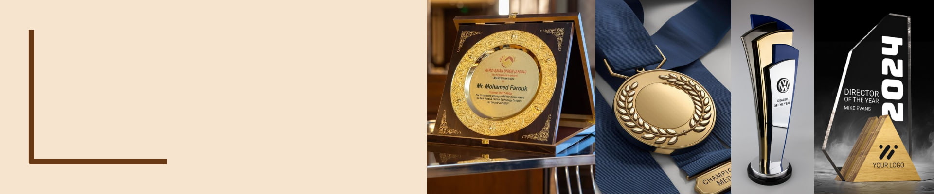 Customized trophies, medals, crystal & acrylic awards with logo engraving in Dubai – personalized trophies and medal printing by top UAE award supplier