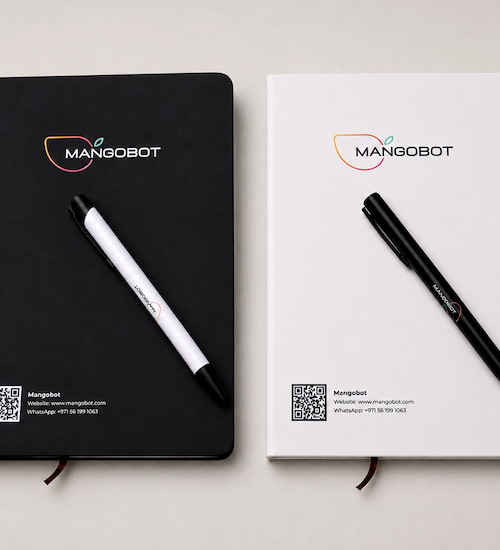 Pen and Notebook Set for Mangobot