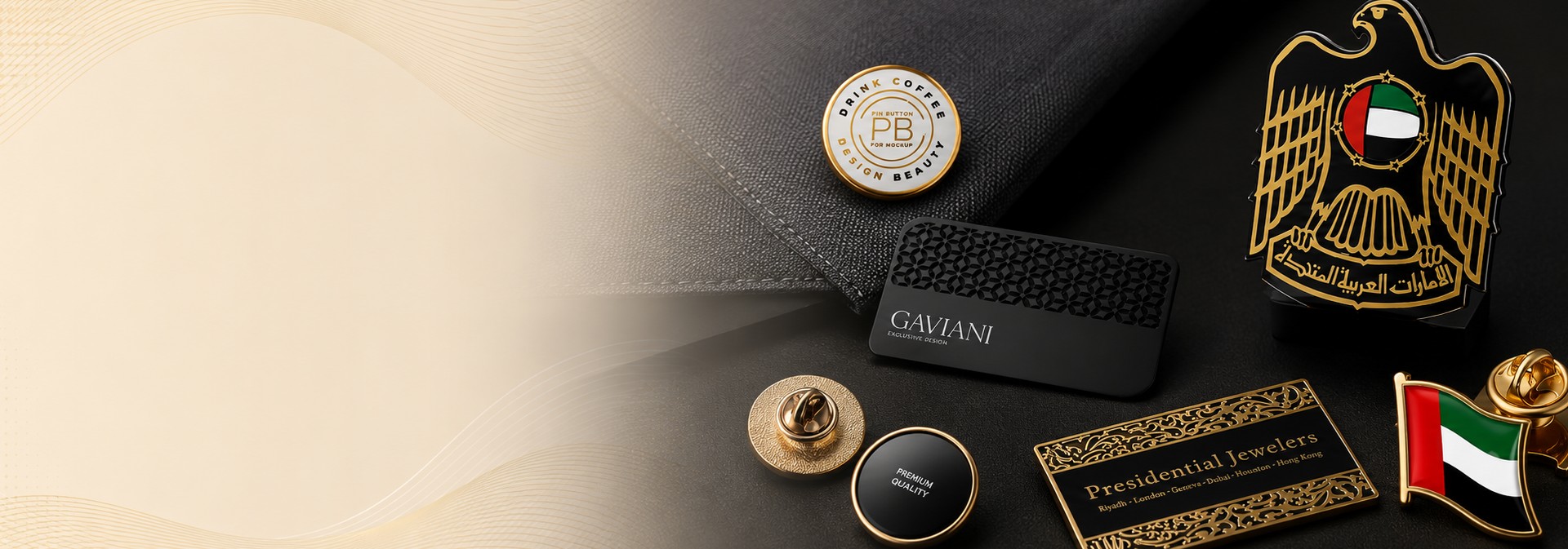 Custom Metal Badge with Logo