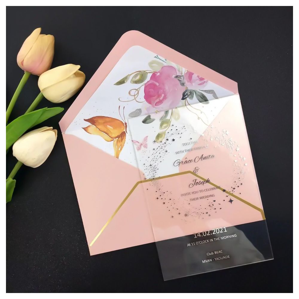 Acrylic Wedding Invitations