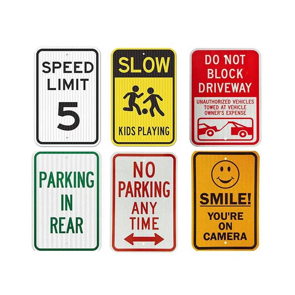 Custom aluminum sign board with logo printing Dubai UAE