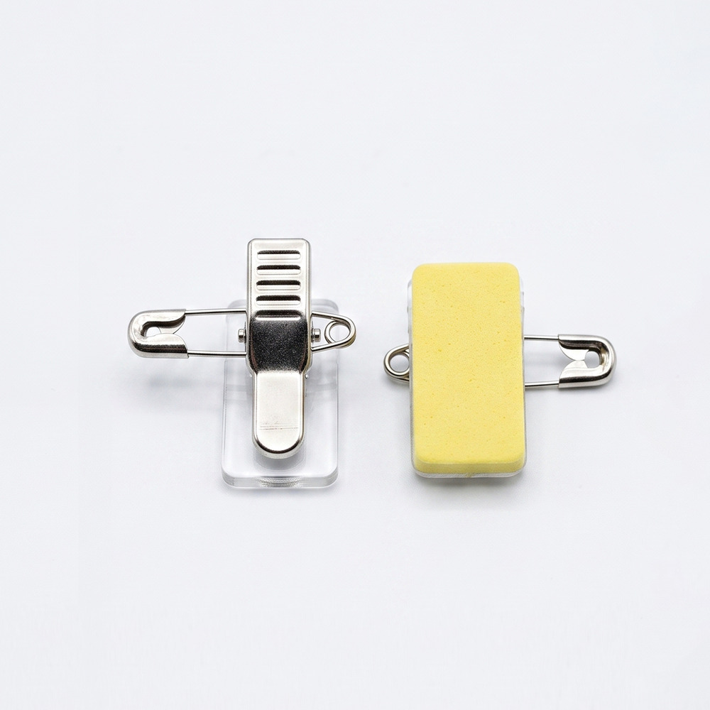 Badge Combo Clip and Pin Fasteners