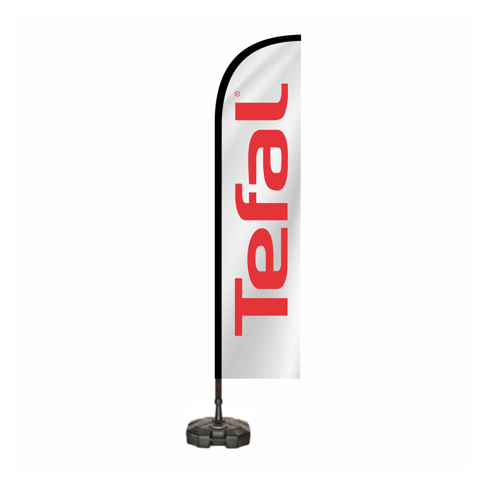 Custom Curved Top Flat Flag