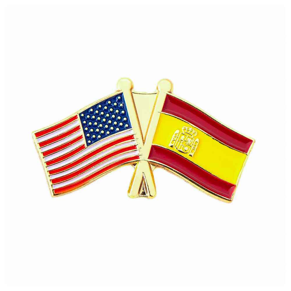 Custom Flag Metal Badge