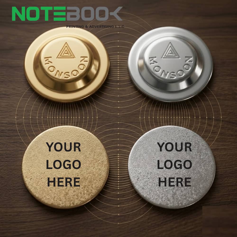 custom metal badges with magnet Dubai