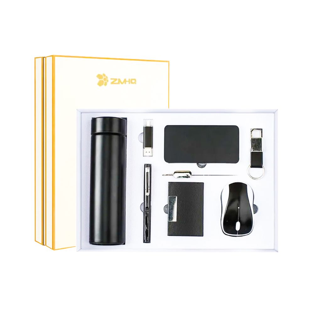 Premium customized corporate gift set with logo printing in Dubai – ideal for client and employee gifting