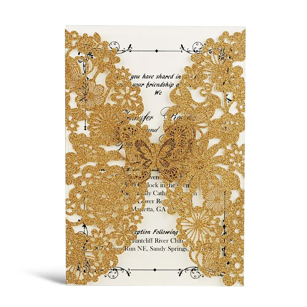 Elegant Laser Cut Wedding Cards – Premium Wedding Card Printing Dubai