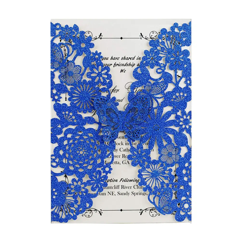 Laser Cut Wedding Card - wedding card printing dubai