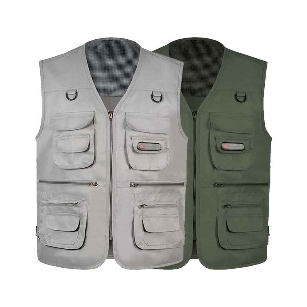 MEDIA JACKET VEST WITH LOGO BRANDING
