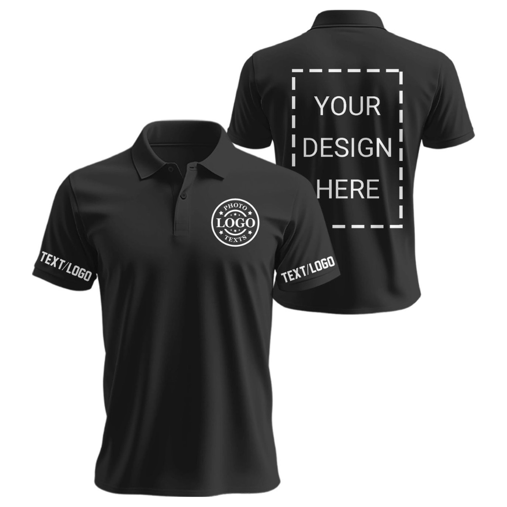 Custom polo t-shirt printing and embroidery in Dubai UAE