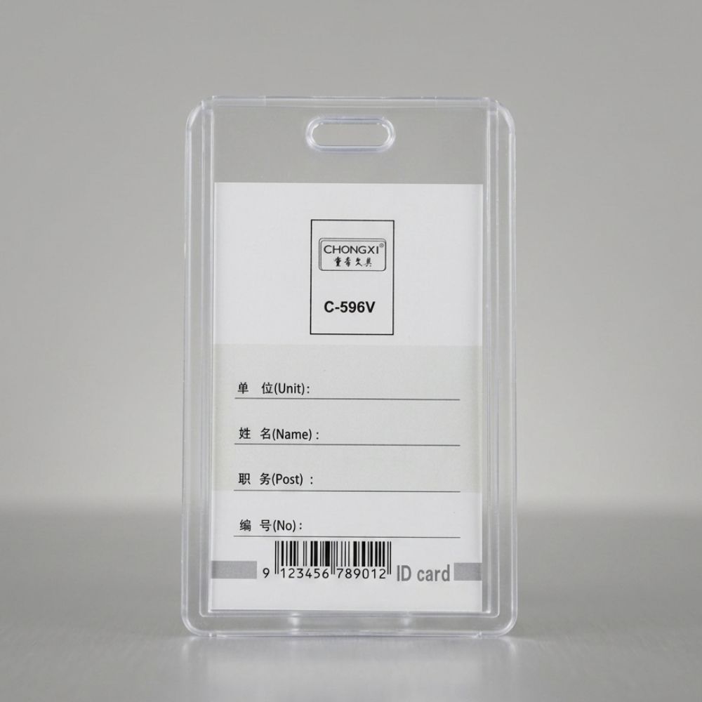 Premium Clear Arcylic id Holder