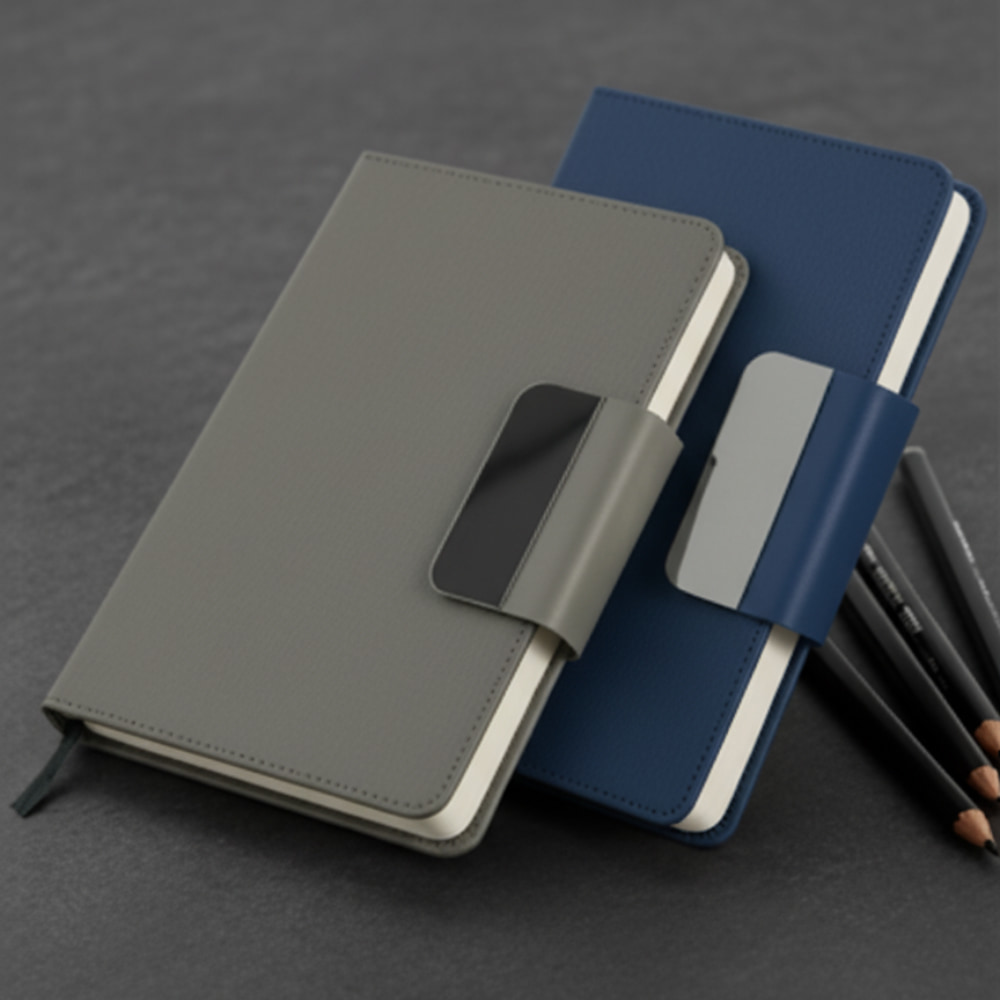 PU Leather Executive Notebook with Branded Notebook Custom Printing Dubai