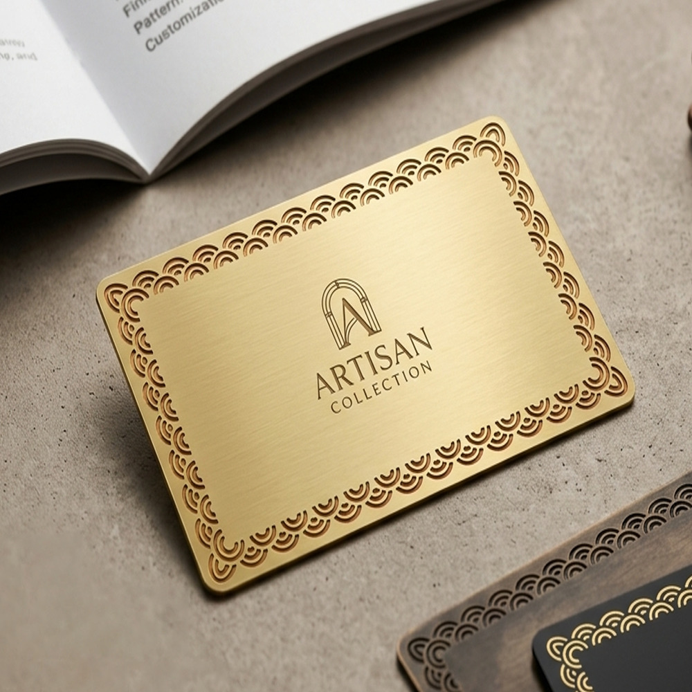 Seigaiha Wave Executive Metal Card