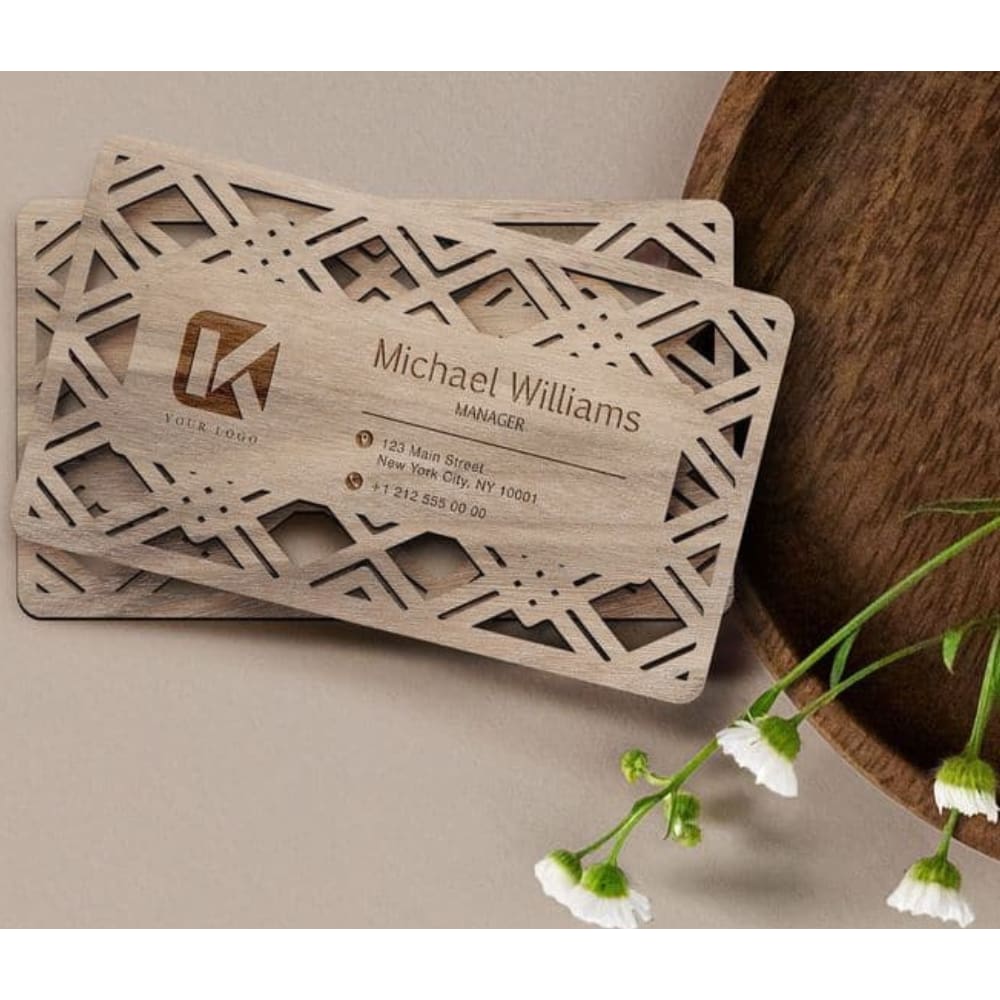 Premium Wooden Business Cards in Dubai – Personalized and Eco-Friendly