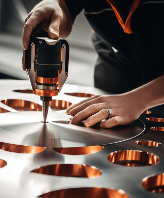 Metallic Branding Finishing